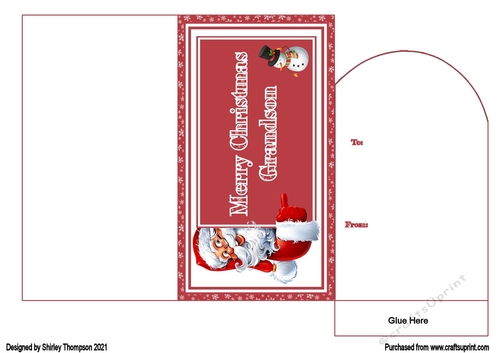 Santa money wallet (Grandson)