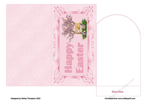 Easter money wallet (Pink)