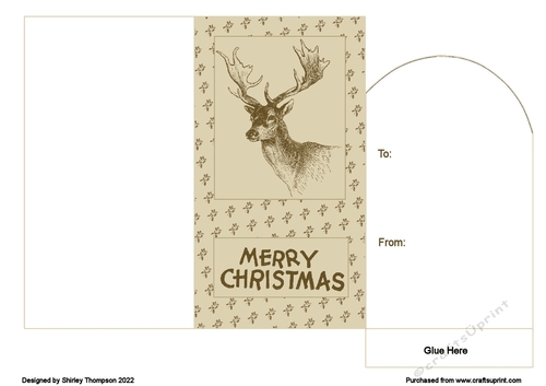 Stag head money wallet