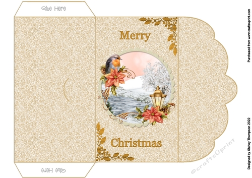 Robin framed scene money wallet.
