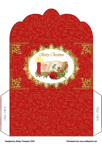 Open book money wallet