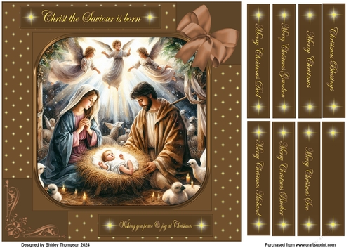 8 x 8 Nativity scene quick card front.2