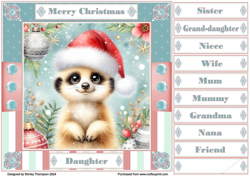 8 x 8 cute meerkat quick card front.2
