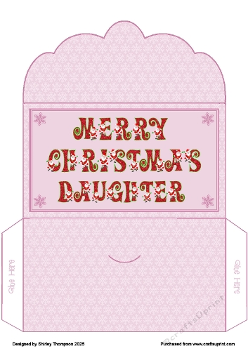 Santa alphas money wallet (Pink).