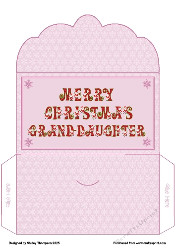 Santa alphas money wallet (Pink).
