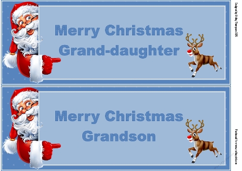 Pair of large DL toppers (Grandson & Grand-daughter).