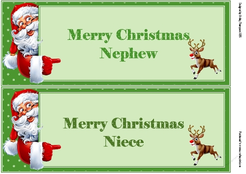 Pair of large DL toppers (Niece & Nephew).