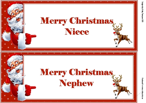 Pair of large DL toppers (Niece & Nephew).