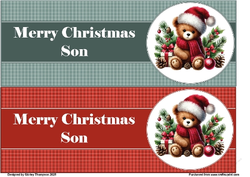 Pair of large DL toppers (Son).