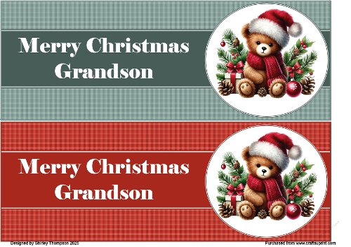 Pair of large DL toppers (Grandson).