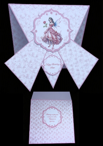 7.5 in fairy triple point card.