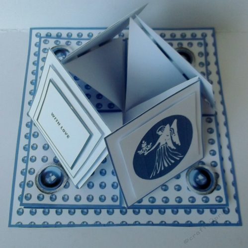 Zodiac quad easel card (Virgo)