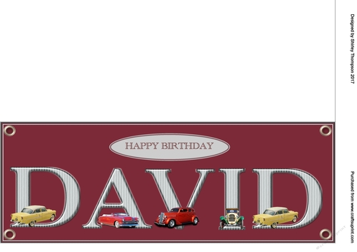 Large DL name card (David).