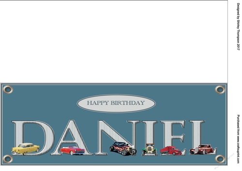 Large DL name card (Daniel).