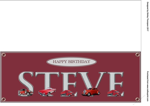 Large DL name card (Steve).