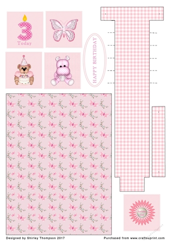 Waterfall sheet for girl aged 3 years.