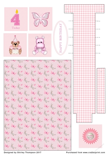 Waterfall sheet for girl aged 4 years.