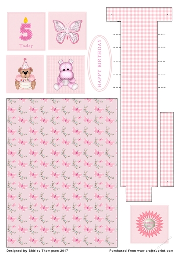 Waterfall sheet for girl aged 5 years.