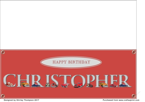 Large DL name card (Christopher)
