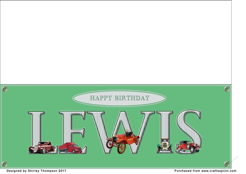 Large DL name card (Lewis)