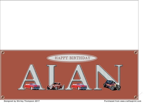 Large DL name card (Alan)