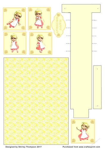 Cute little blonde girl waterfall sheet.