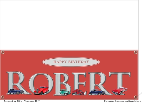Large DL name card (Robert)