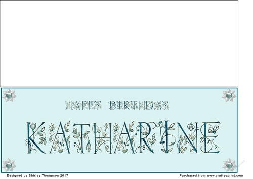 Large DL name card (Katharine)