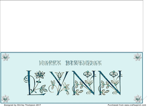 Large DL name card (Lynn)