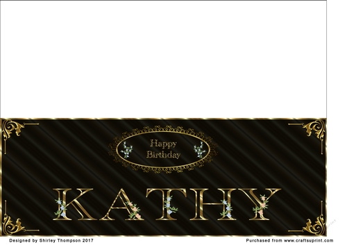 Large DL name card (Kathy)