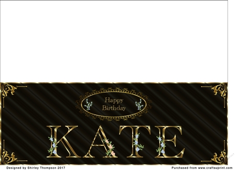 Large DL name card (Kate)
