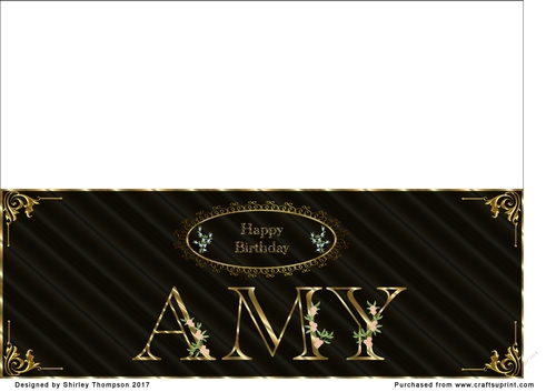 Large DL name card (Amy)