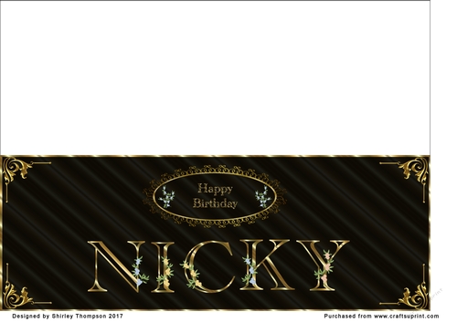 Large DL name card (Nicky)