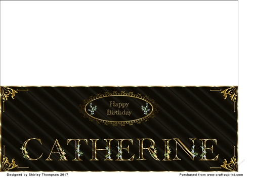 Large DL name card (Catherine)