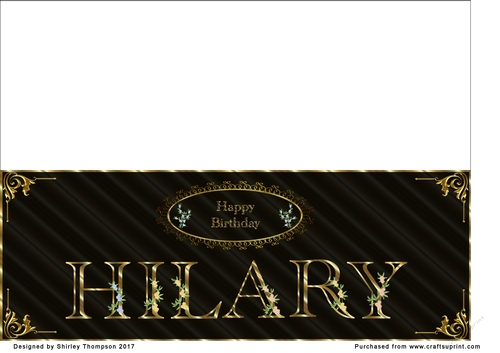 Large DL name card (Hilary)