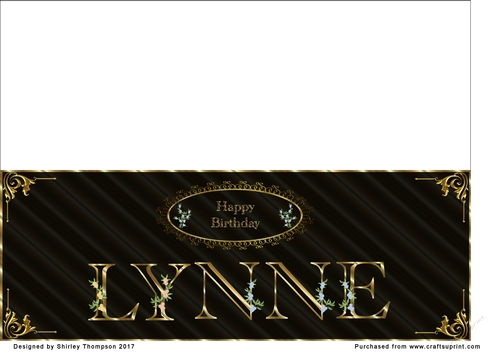 Large DL name card (Lynne)