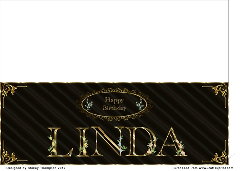 Large DL name card (Linda)
