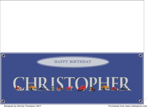 Large DL name card (Christopher)