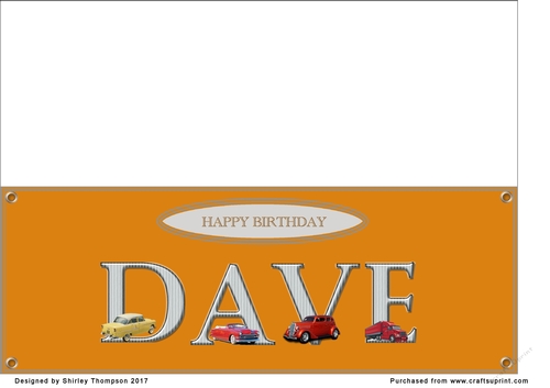 Large DL name card (Dave)