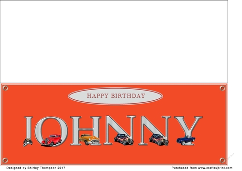 Large DL name card (Johnny)