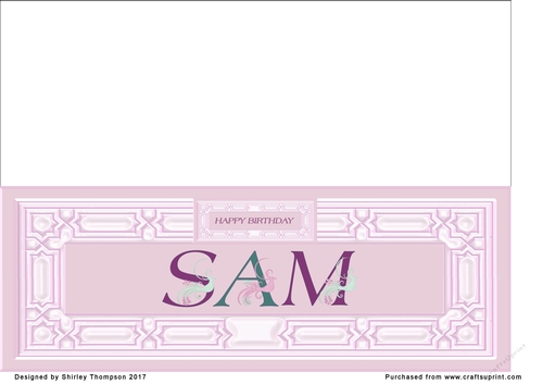 Pink DL name card (Sam)