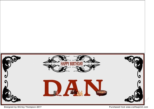Games large DL name card (Dan)