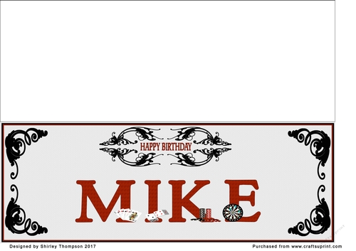 Games large DL name card (Mike)