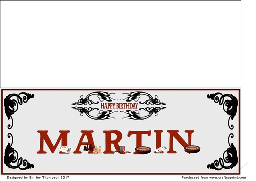 Games large DL name card (Martin)