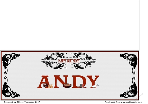 Games large DL name card (Andy)