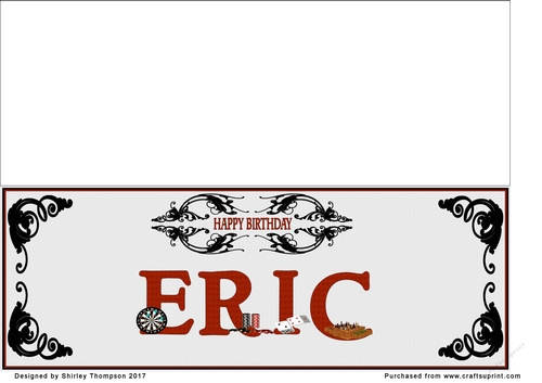 Games large DL name card (Eric)