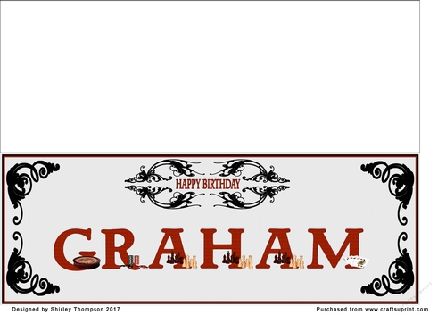 Games large DL name card (Graham)