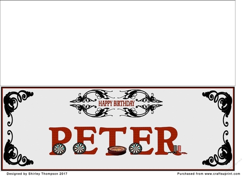 Games large DL name card (Peter)