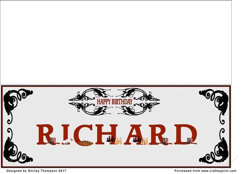 Games large DL name card (Richard)