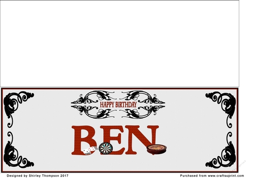 Games large DL name card (Ben)